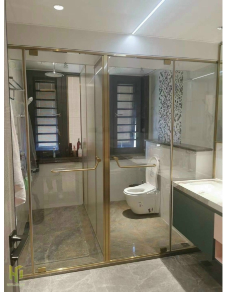 CABIN PHÒNG TẮM HỆ SLIM BẢN LỀ TRÊN DƯỚI