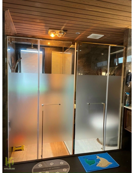 CABIN PHÒNG TẮM HỆ SLIM BẢN LỀ TRÊN DƯỚI